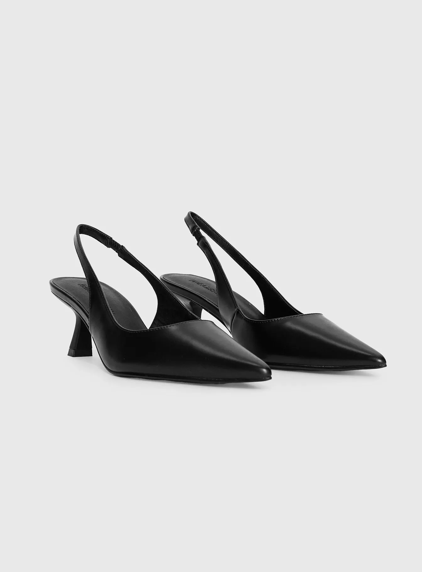 Denalia Pointed Toe Heels Black Matte sold by Princess Polly product image thumbnail 3