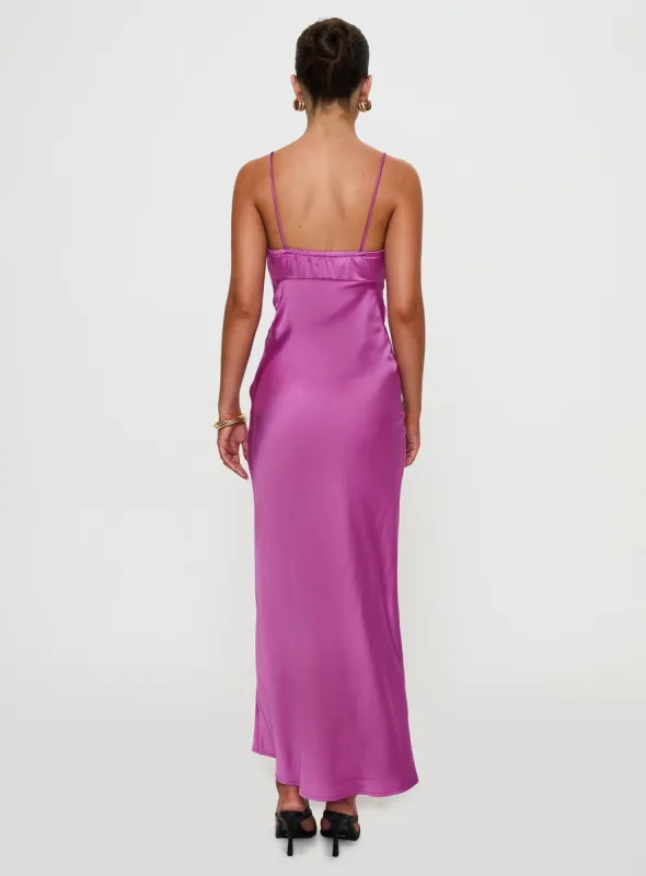 maguire satin maxi dress Maguire Maxi Dress | Navy | Womens