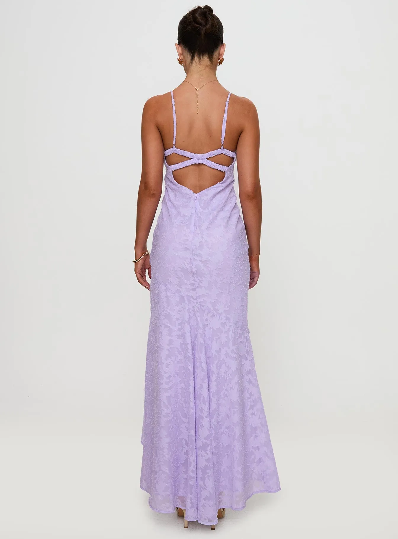 Cyrene Maxi Dress Lilac sold by Princess Polly product image thumbnail 5