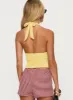 Whimsy Halter Top Lemon sold by Princess Polly