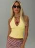 Whimsy Halter Top Lemon sold by Princess Polly