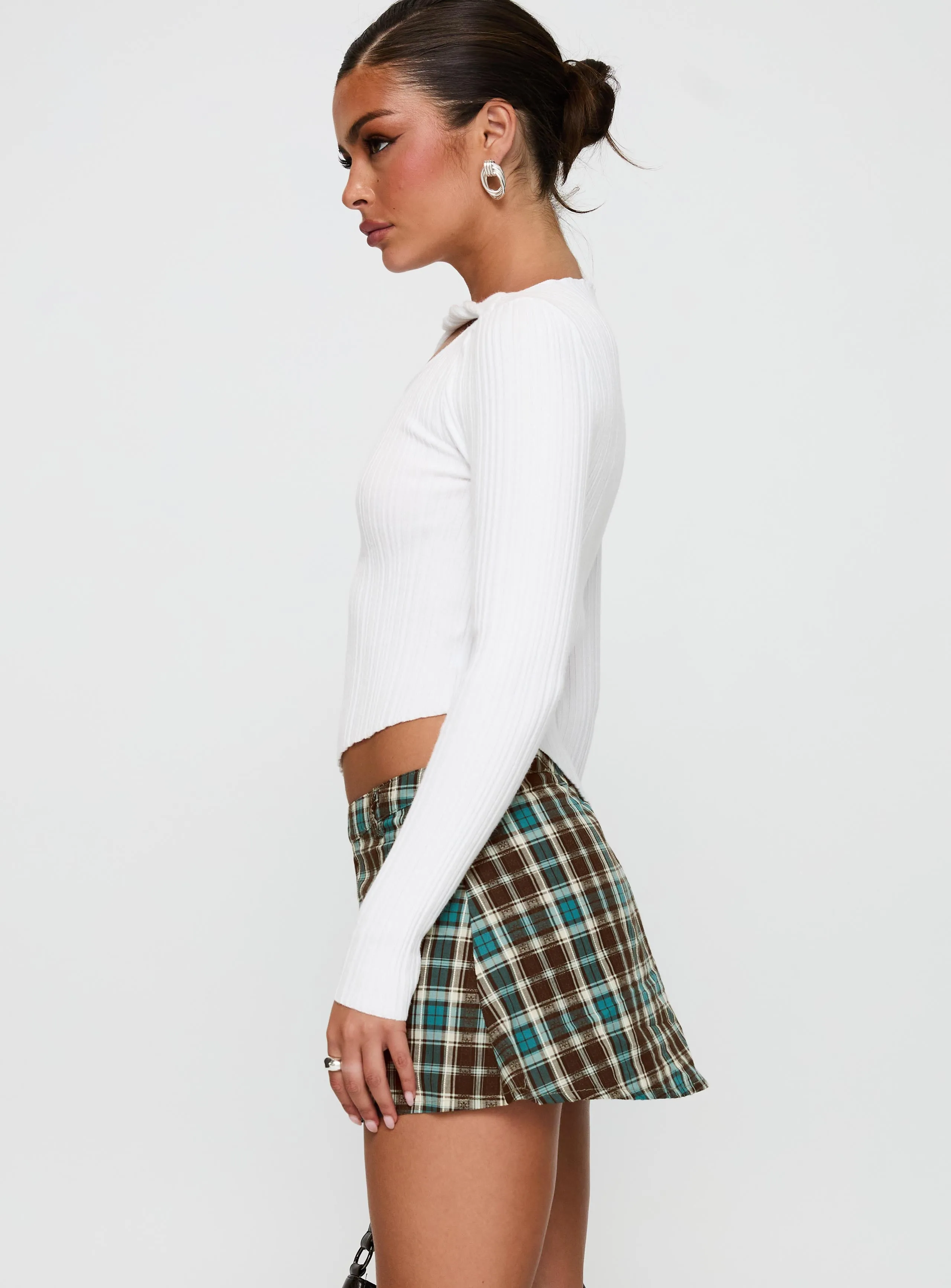 Cannon Skort Blue Multi sold by Princess Polly product image thumbnail 4