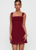 Solasta Mini Dress Red sold by Princess Polly