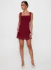 Solasta Mini Dress Red sold by Princess Polly