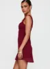 Solasta Mini Dress Red sold by Princess Polly