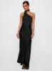 Elixaire Scarf Maxi Dress Black sold by Princess Polly