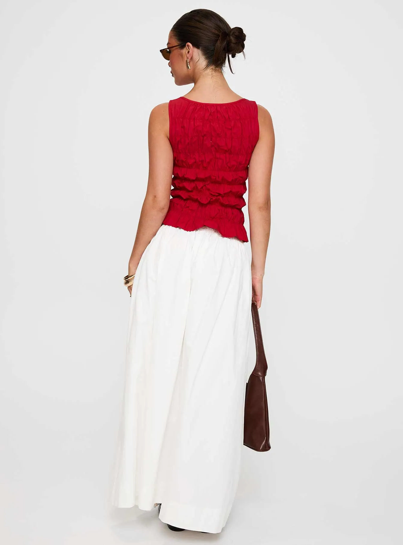 Felipa Maxi Skirt White sold by Princess Polly product image thumbnail 5