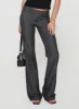 Kinkirk Flared Pants Grey Pinstripe Petite sold by Princess Polly