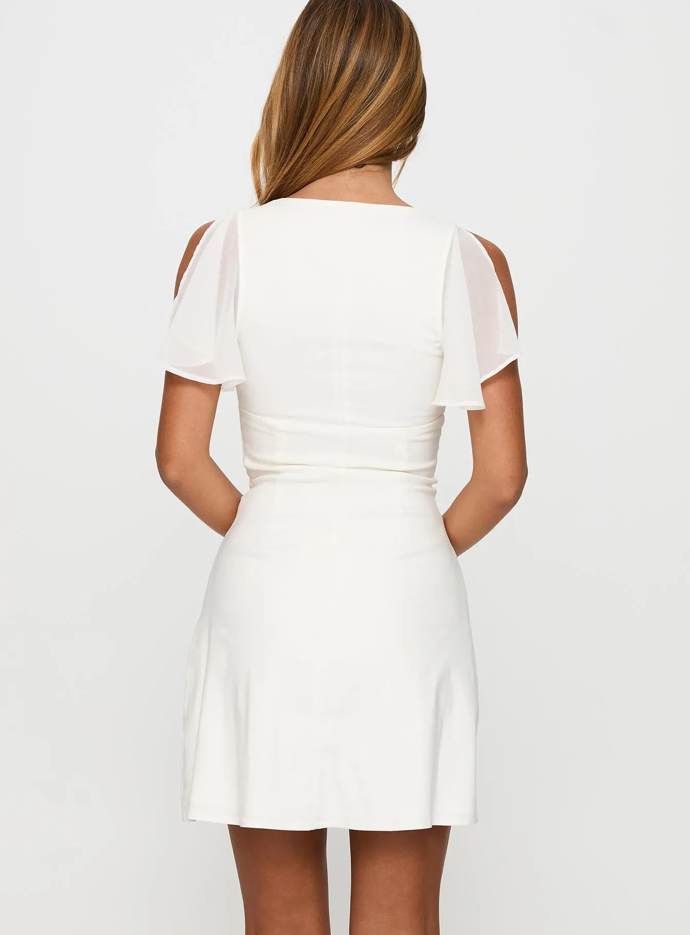 Florie Corset Mini Dress White sold by Princess Polly product image thumbnail 5
