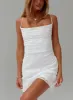 Celena Mini Dress White / Floral sold by Princess Polly