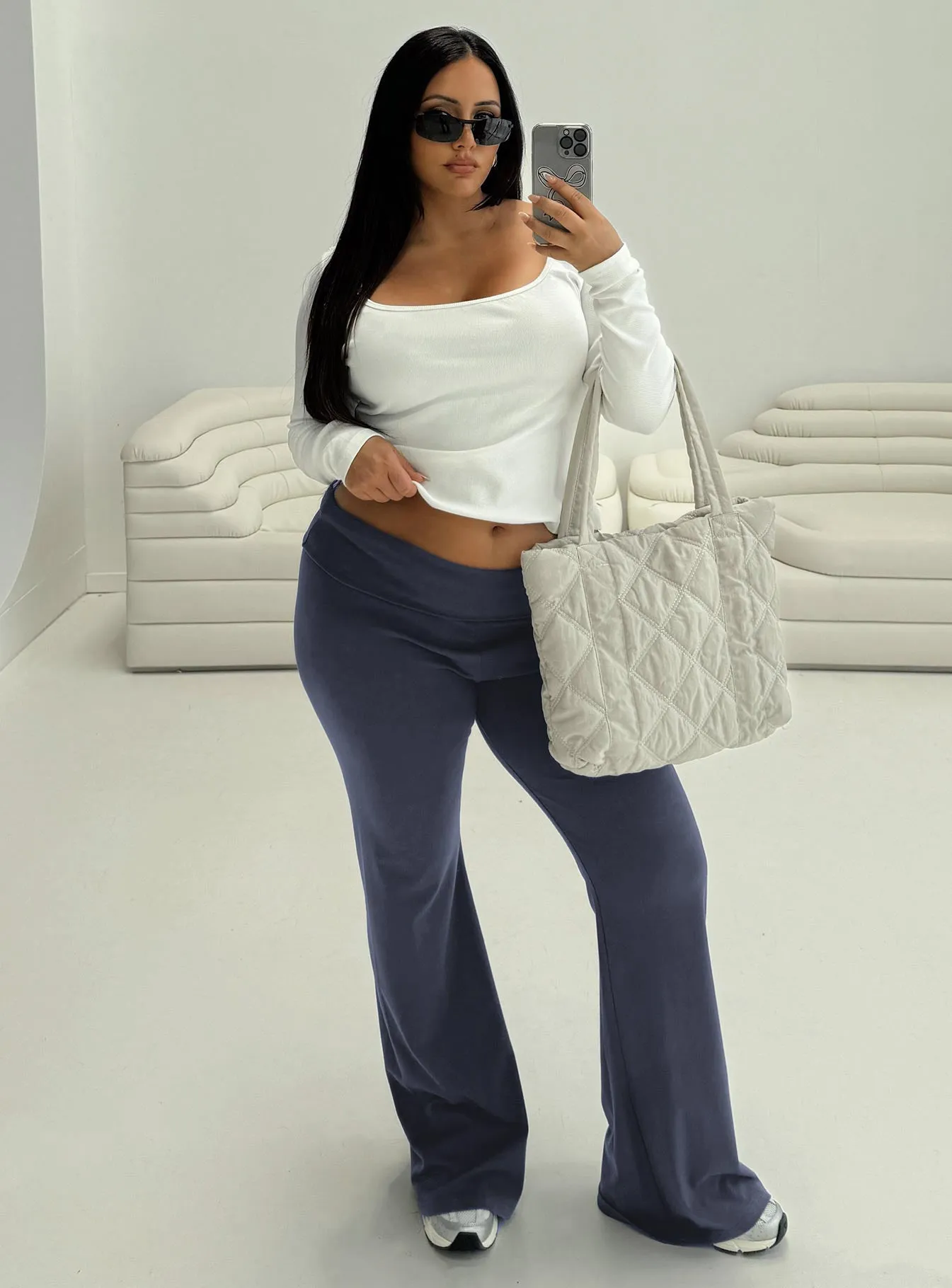 Movement Yoga Pant Blue Curve sold by Princess Polly