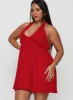 Moriah Halter Mini Dress Red Curve sold by Princess Polly