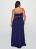 Grandeur Strapless Maxi Dress Navy Curve sold by Princess Polly