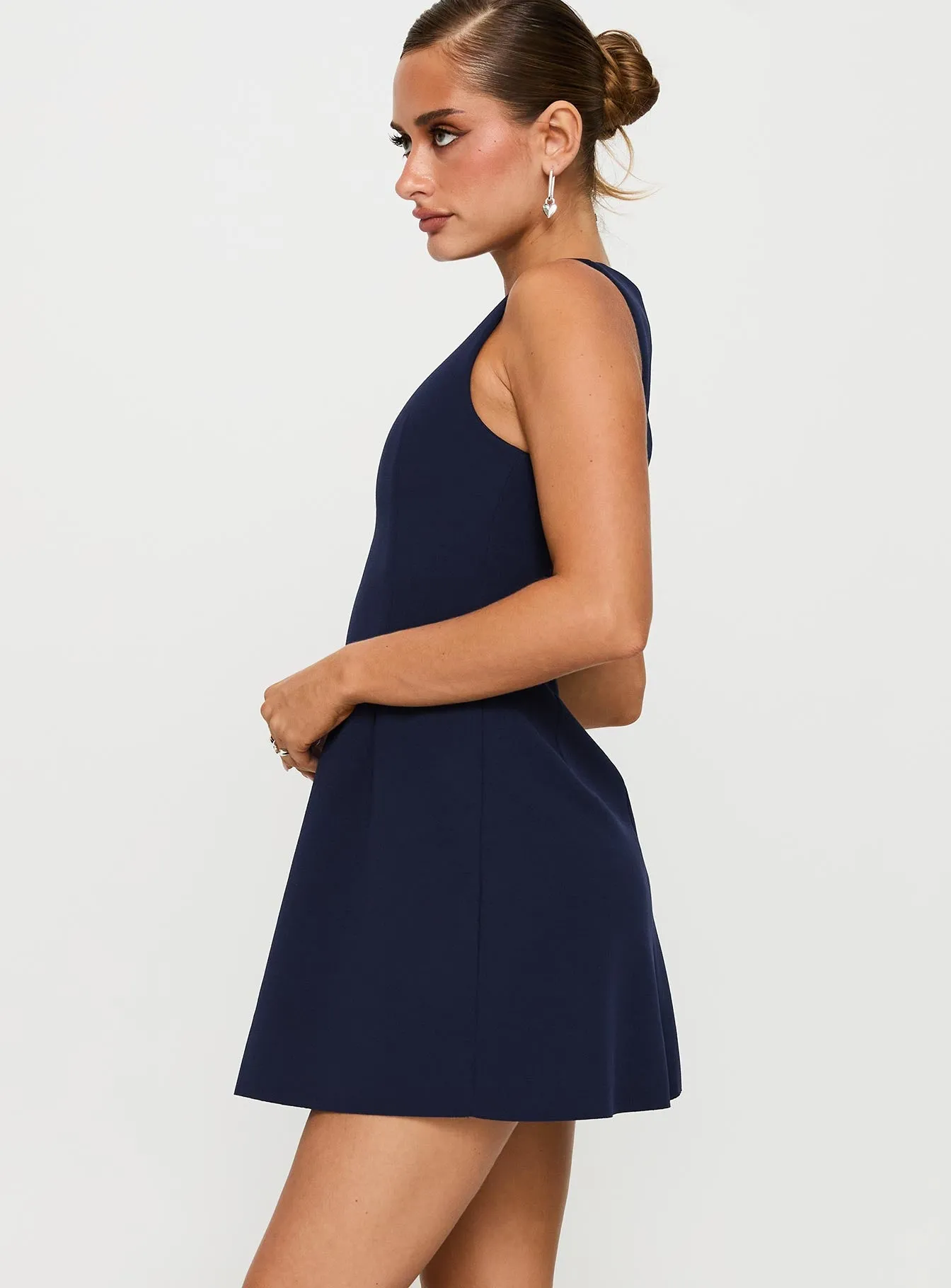 Anse Mini Dress Navy sold by Princess Polly product image thumbnail 4