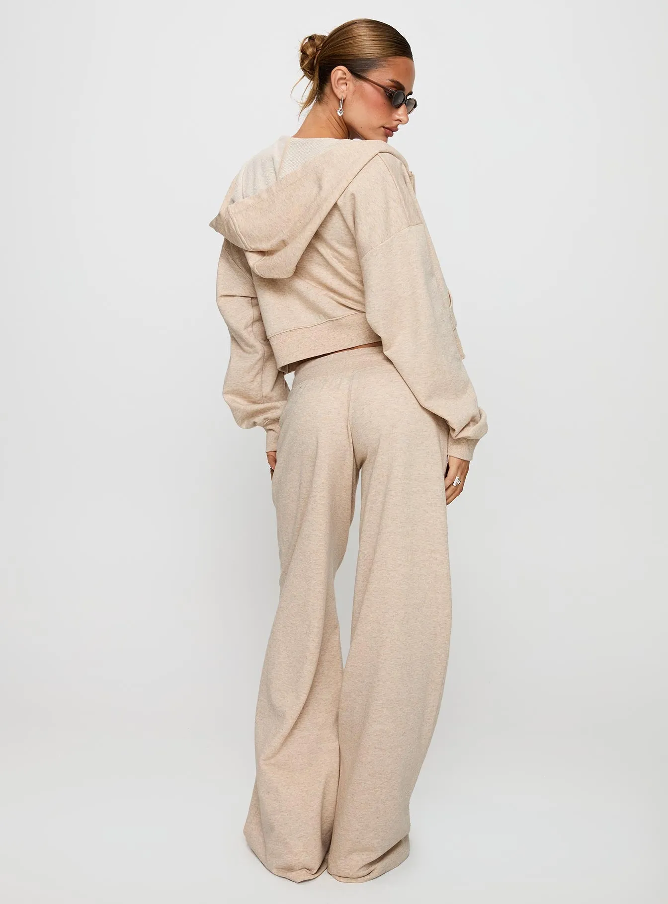 Mindful Low Rise Pant Oat Marle sold by Princess Polly product image thumbnail 5