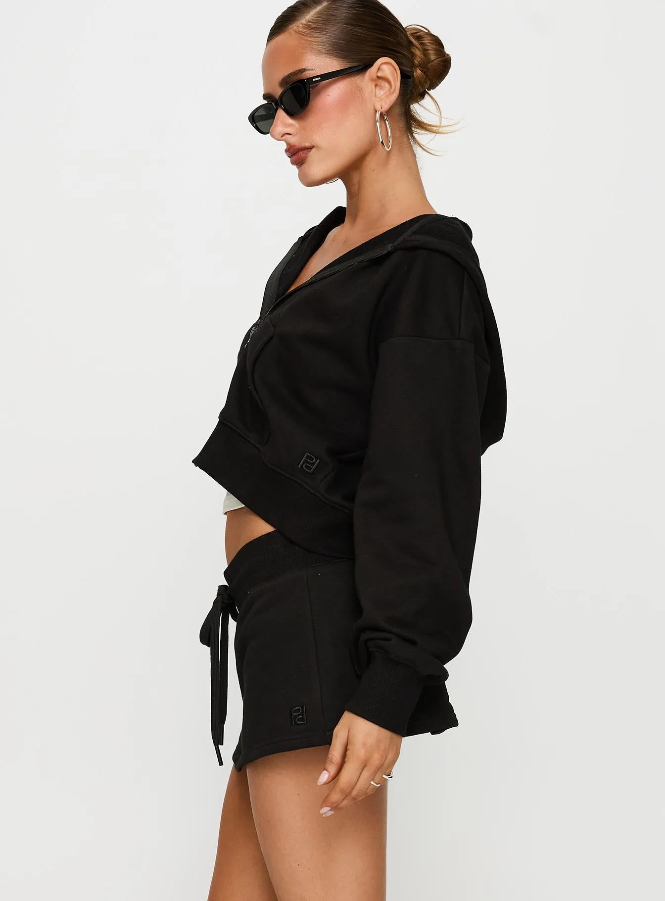 Down Low Fleece Skort Black sold by Princess Polly product image thumbnail 4