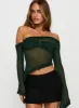 Empty Space Top Forest Green sold by Princess Polly