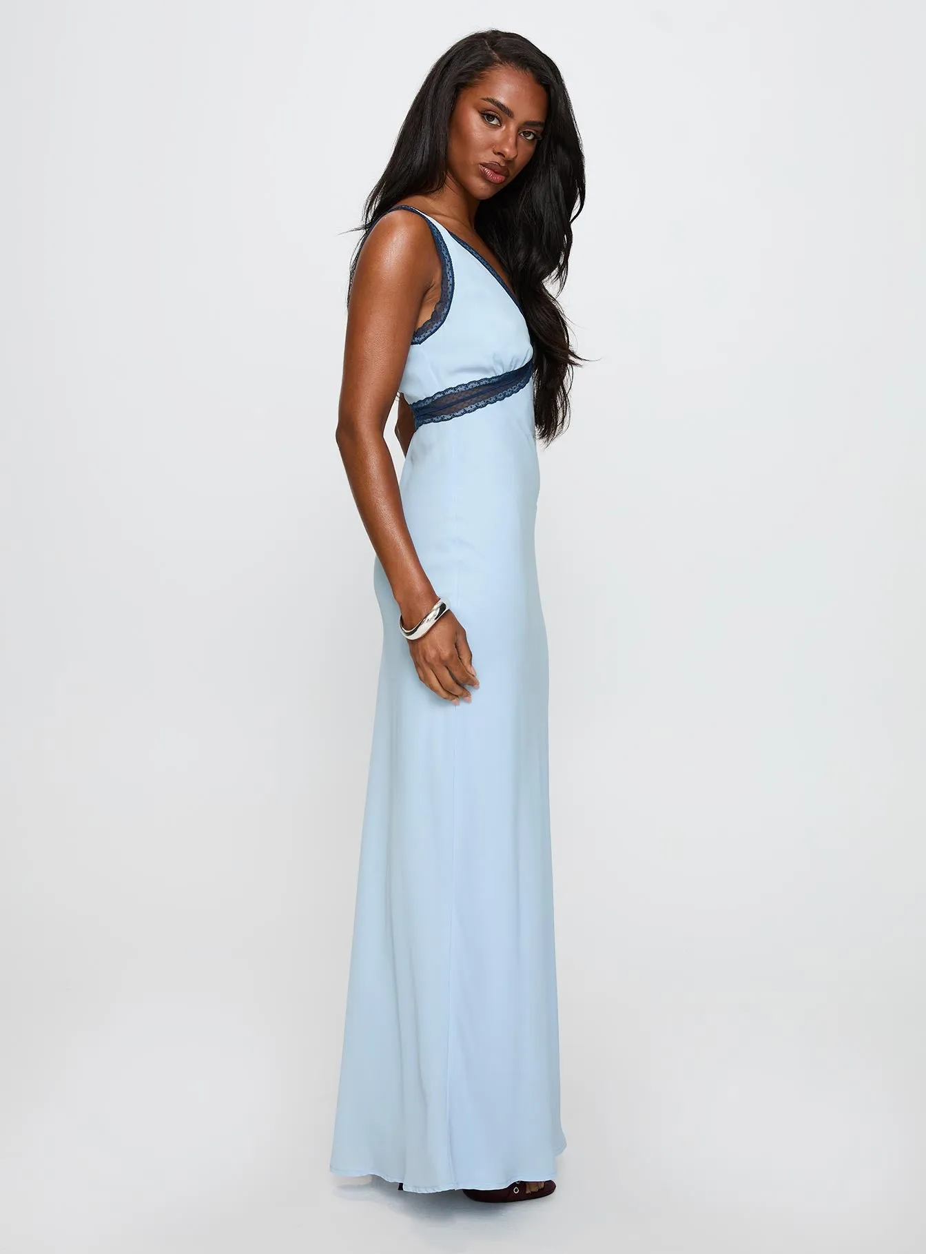 Maelene Maxi Dress Blue sold by Princess Polly product image thumbnail 4