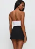 Gigi Wrap Skort Black sold by Princess Polly