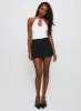 Gigi Wrap Skort Black sold by Princess Polly