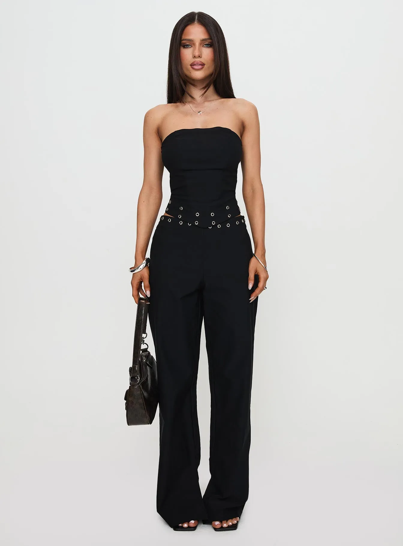 Passionette Strapless Top Black Petite sold by Princess Polly product image thumbnail 3