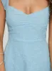 Landon Mini Dress Blue Petite sold by Princess Polly