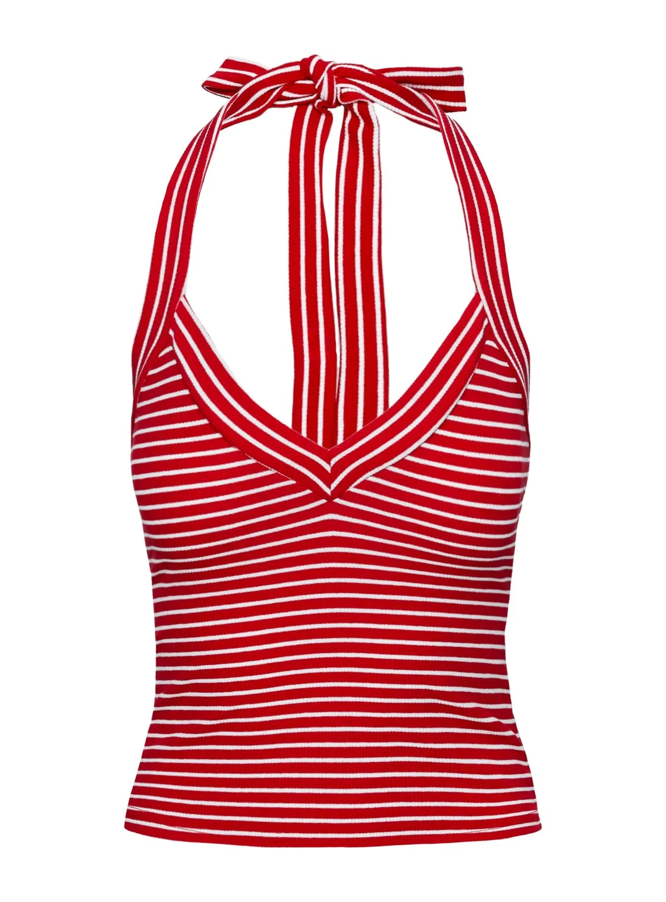 Chameleon Halter Top Red Stripe sold by Princess Polly product image thumbnail 5