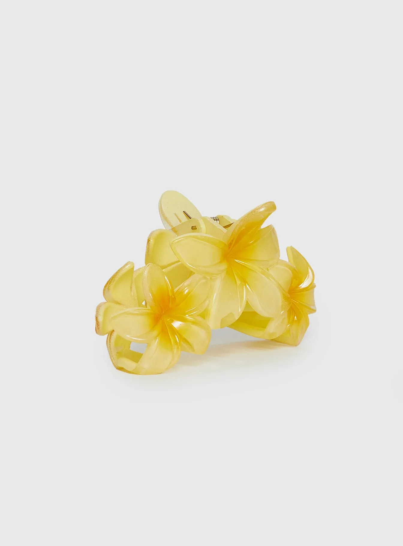 Chianti Frangipani Claw Clip Yellow sold by Princess Polly product image thumbnail 3