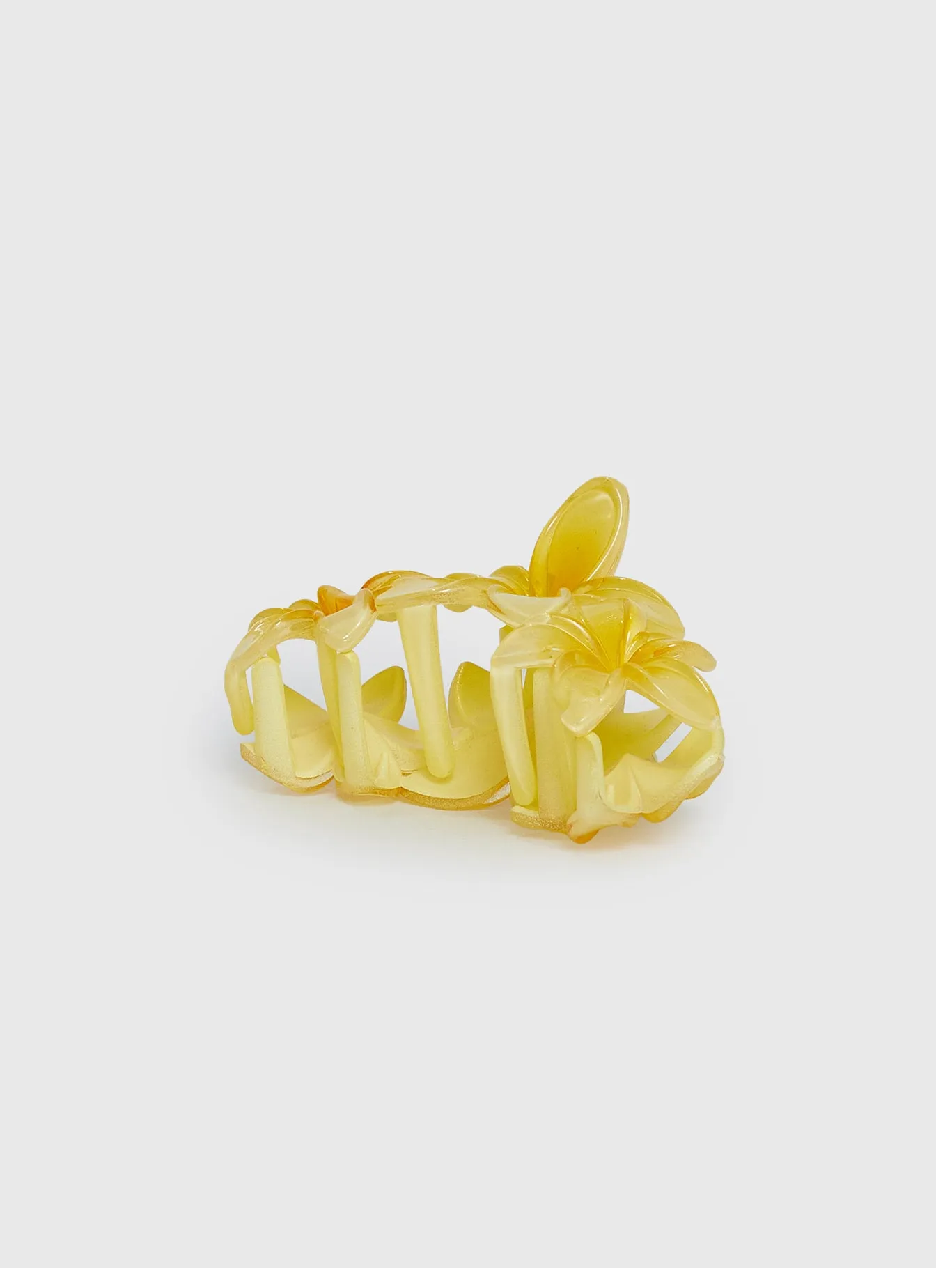 Chianti Frangipani Claw Clip Yellow sold by Princess Polly product image thumbnail 4