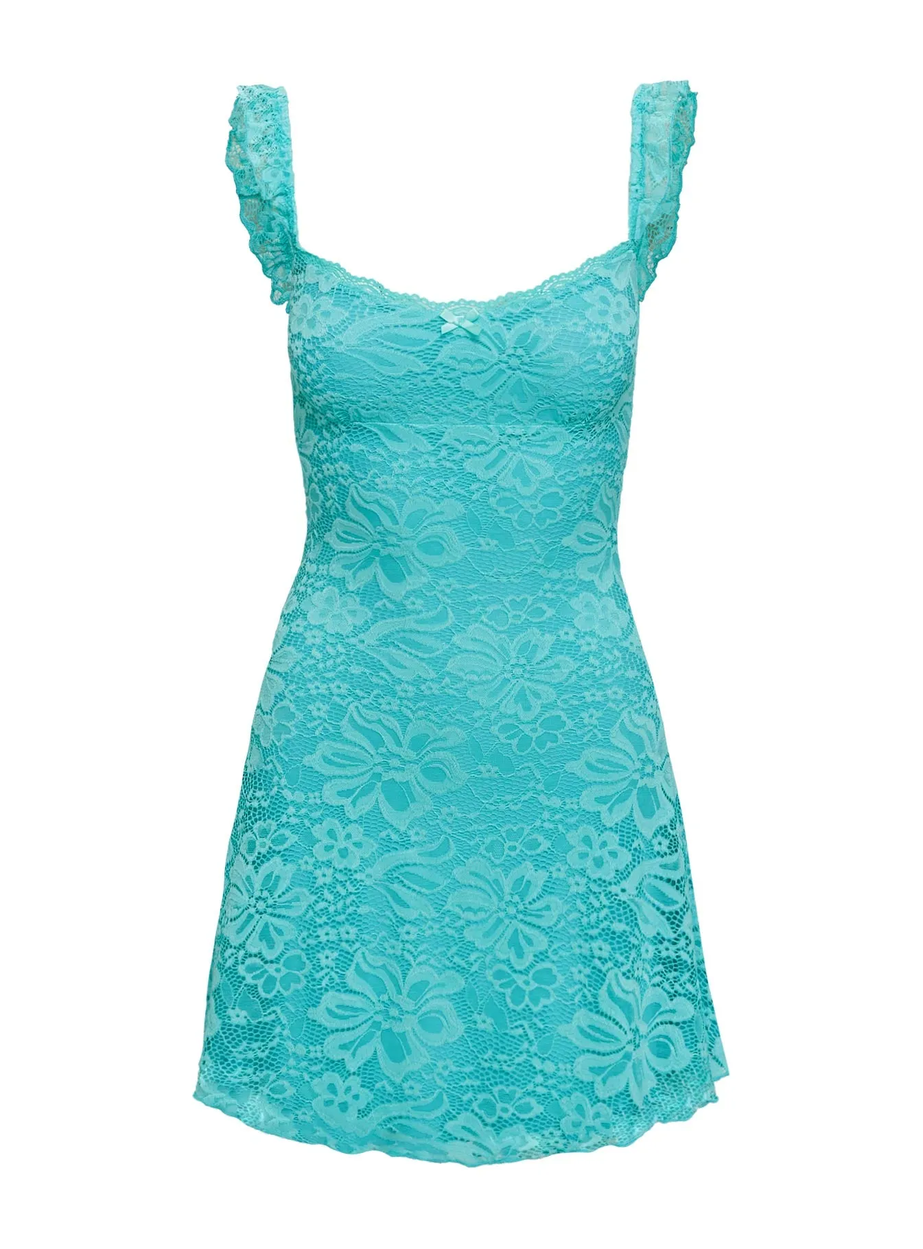 Beacall Mini Dress Aqua sold by Princess Polly product image thumbnail 5