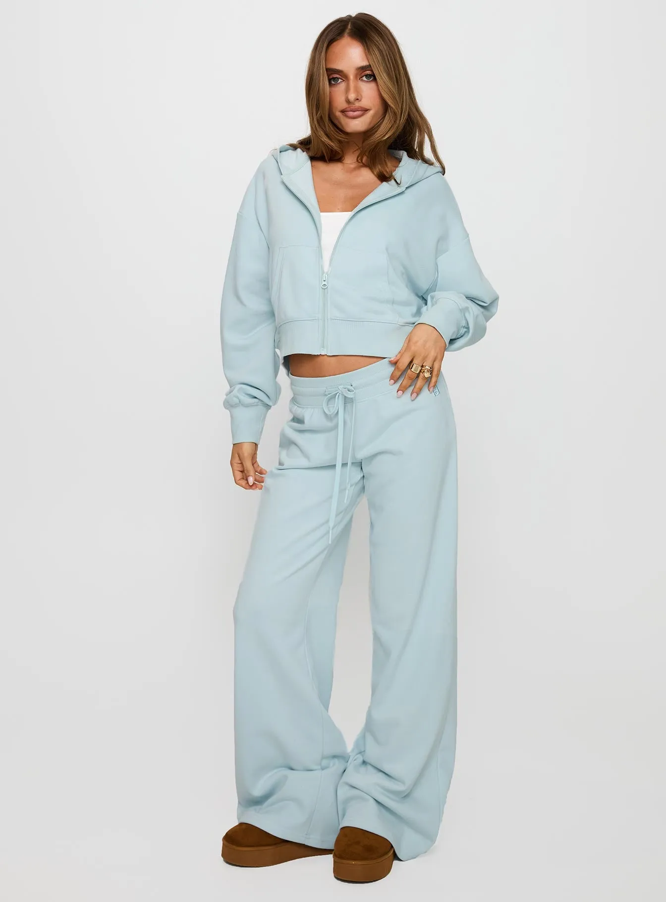 Revive Zip Through Hoodie Blue sold by Princess Polly product image thumbnail 3