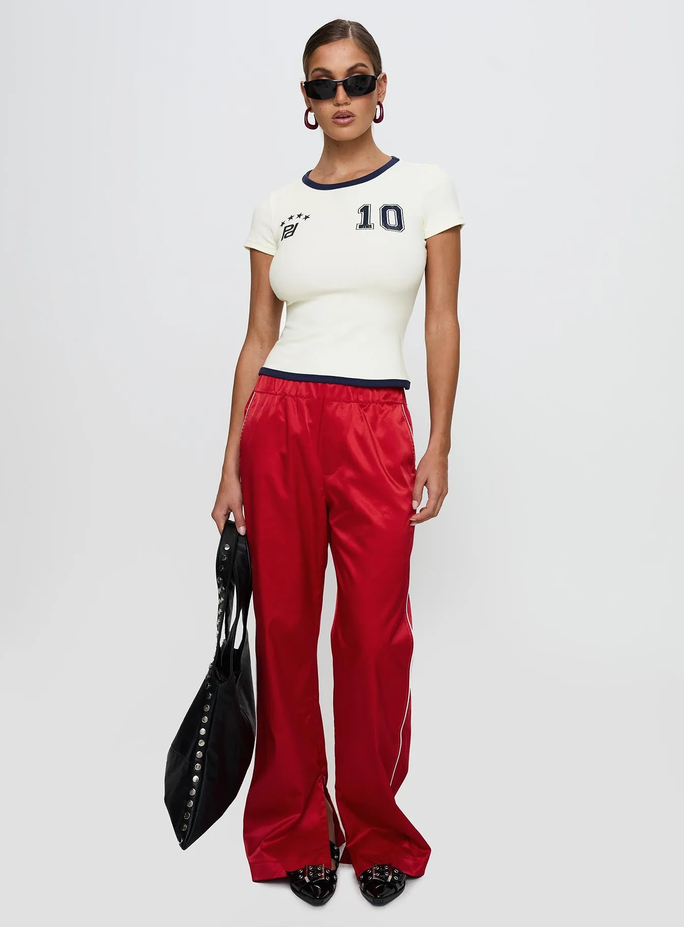 Track Record Graphic Top Cream sold by Princess Polly product image thumbnail 3