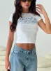 Hollywood Greetings Graphic Top White sold by Princess Polly