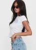 Hollywood Greetings Graphic Top White sold by Princess Polly