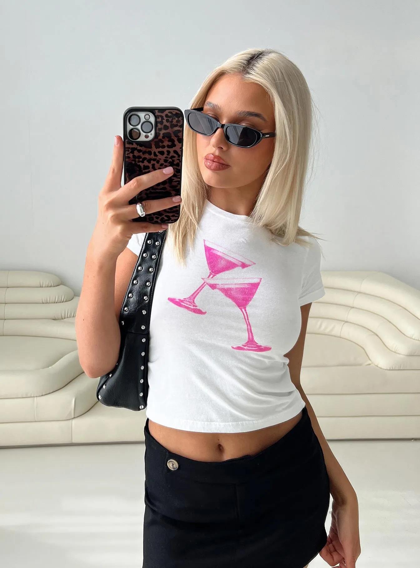 Gossip And Cosmos Top White sold by Princess Polly