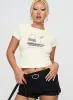 Marseille Manners Graphic Top Cream sold by Princess Polly