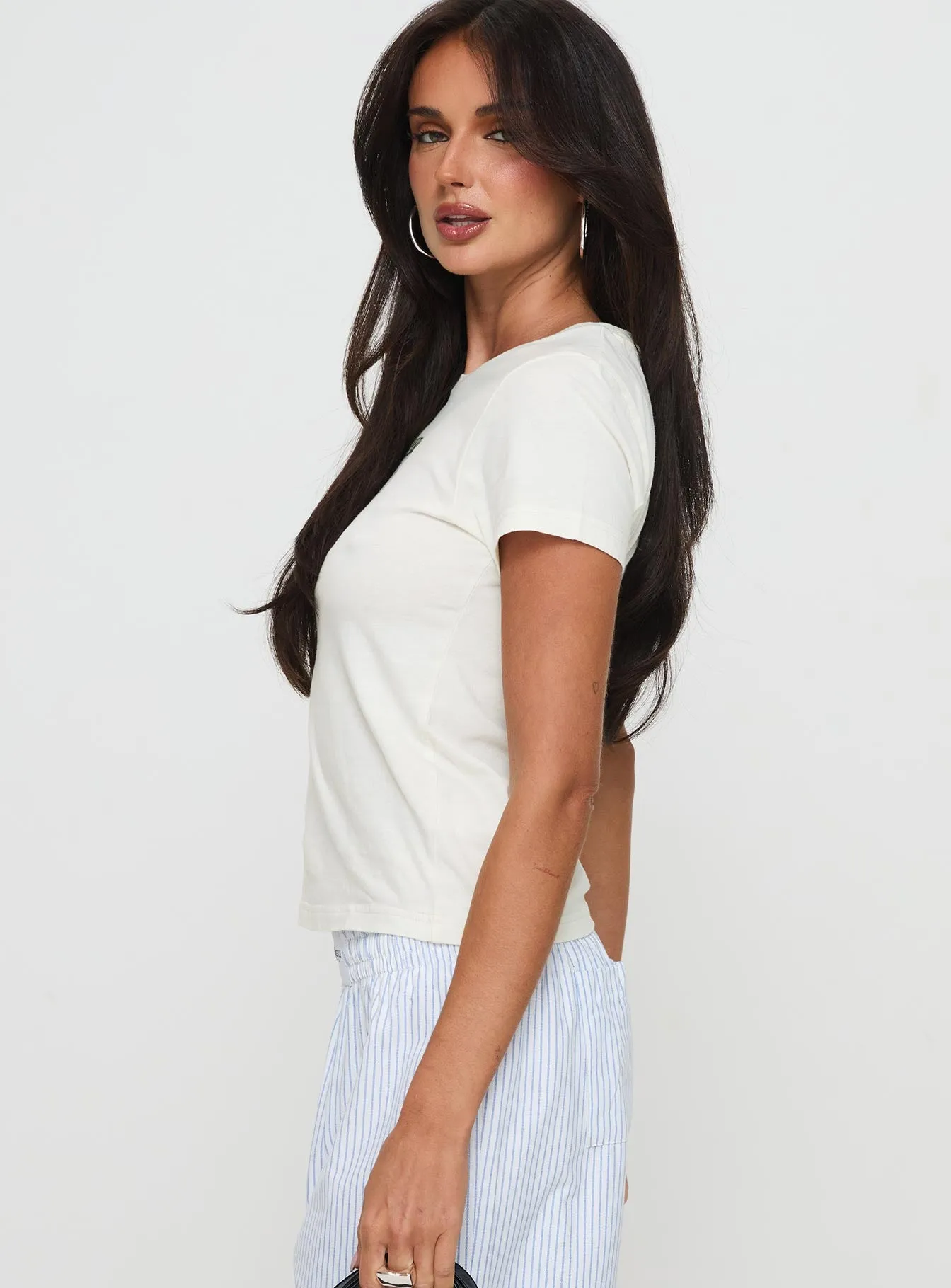 Tease Me Top Cream sold by Princess Polly product image thumbnail 4