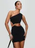 Hardward Mini Dress Black Tall sold by Princess Polly