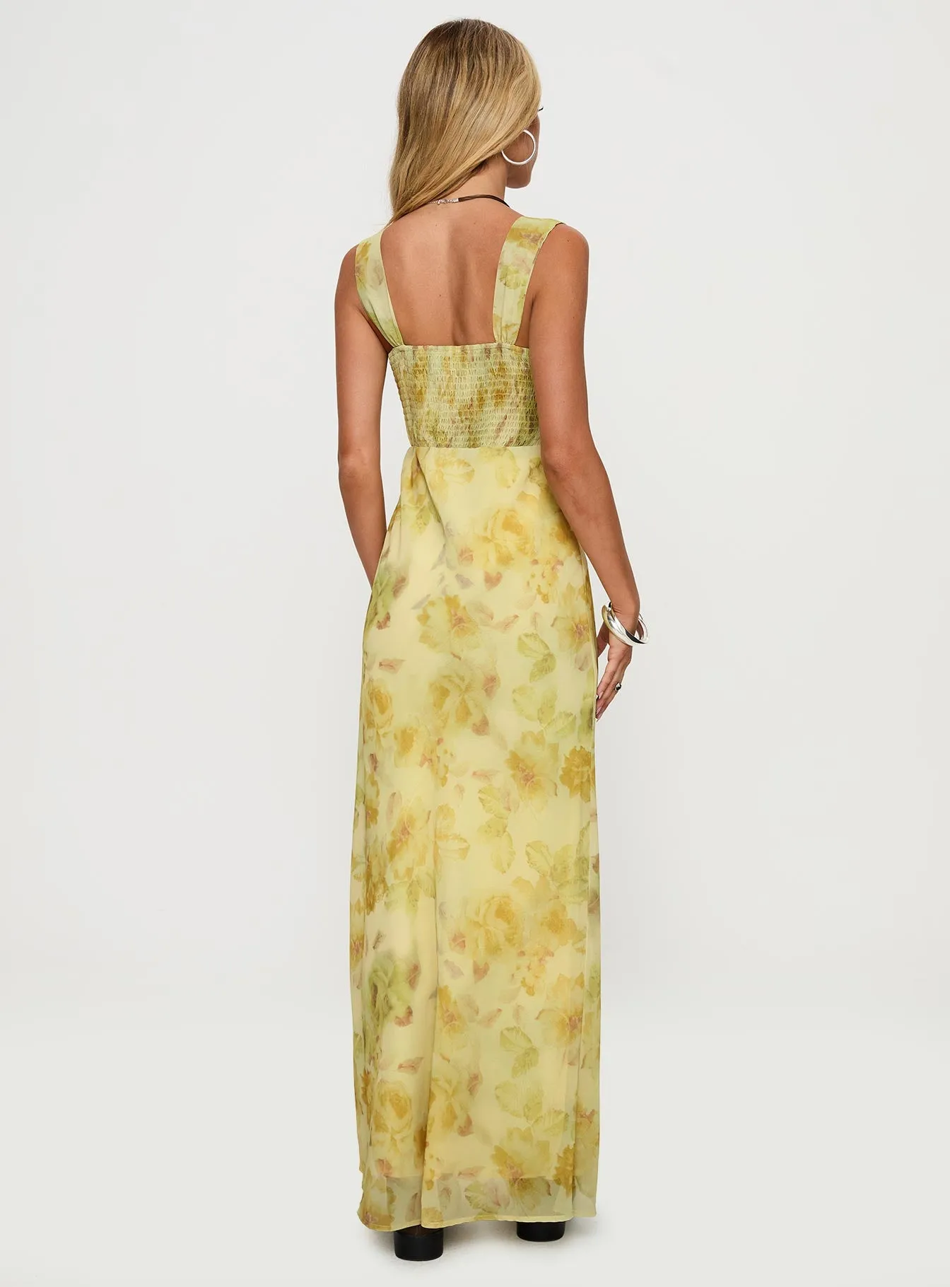 Fernwood Maxi Dress Yellow Multi sold by Princess Polly product image thumbnail 5