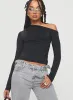 Lasharie Long Sleeve Top Black sold by Princess Polly