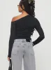 Lasharie Long Sleeve Top Black sold by Princess Polly