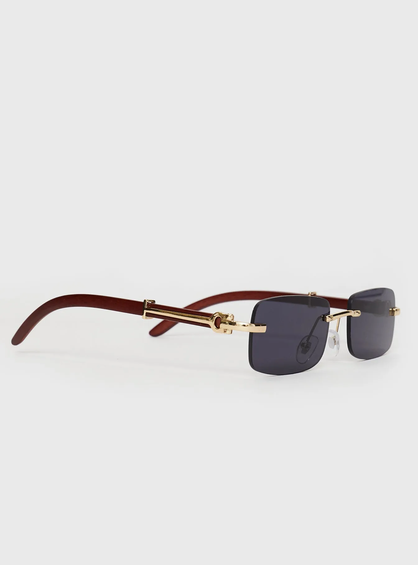 Arber Sunglasses Black sold by Princess Polly product image thumbnail 3