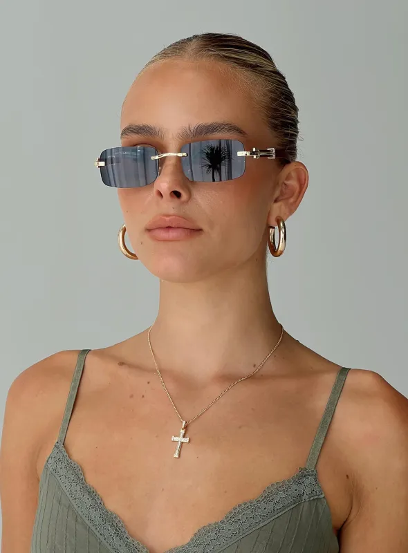 Arber Sunglasses Black sold by Princess Polly