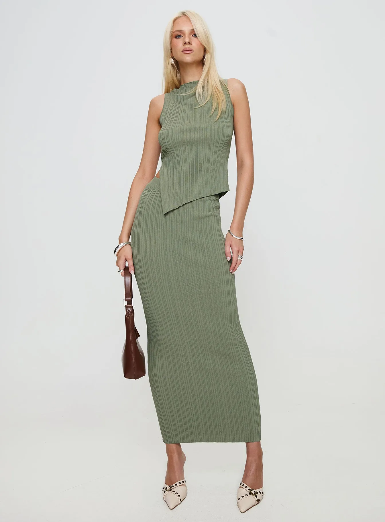 Basile Set Sage Green Petite sold by Princess Polly product image thumbnail 3