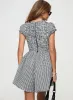 Wescott Gingham Romper Black / White Tall sold by Princess Polly