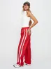 Keli Track Pants Red / White sold by Princess Polly