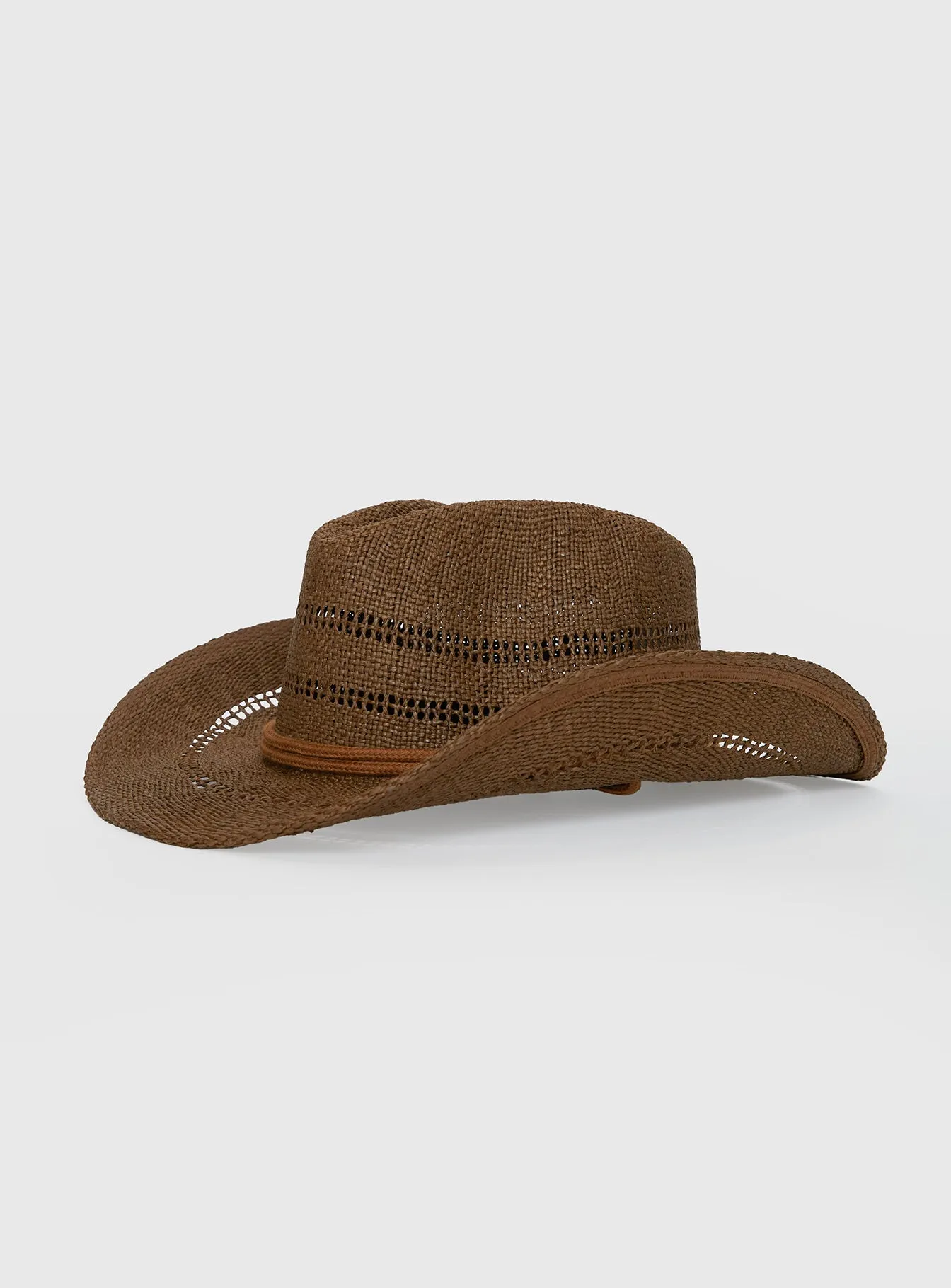 Mid Morning Cowboy Hat Chocolate sold by Princess Polly product image thumbnail 3