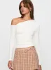 Beller Long Sleeve Top White sold by Princess Polly