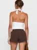 Borderline Track Short Brown / Blue sold by Princess Polly