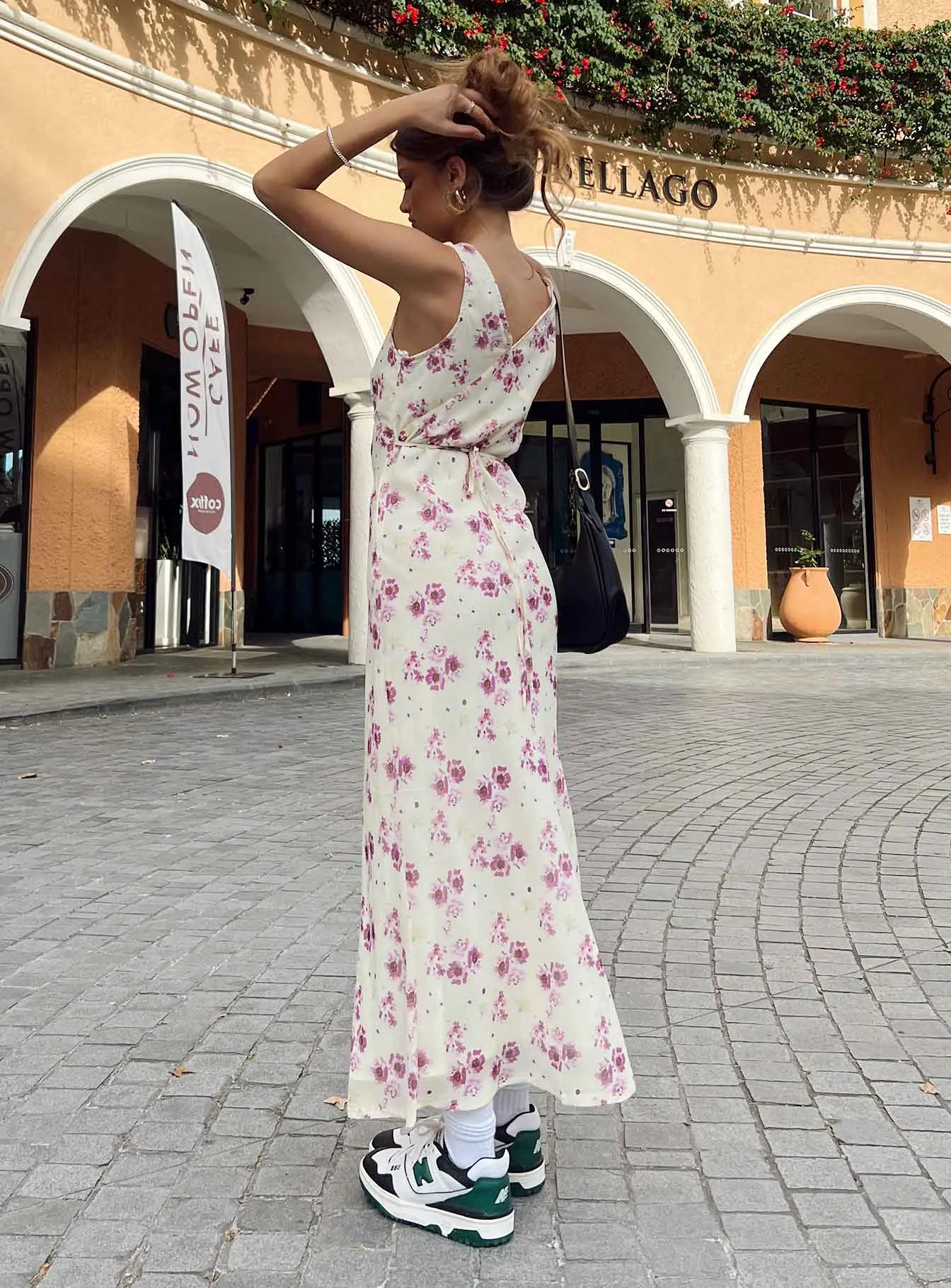 Nellie Midi Dress Yellow Floral Petite sold by Princess Polly product image thumbnail 4